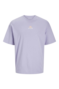 JACK&JONES ORIGINALS JJEAMES TEE SS CREW NECK languid lavender