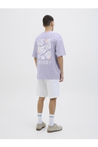 JACK&JONES ORIGINALS JJEAMES TEE SS CREW NECK languid lavender