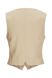 JACK&JONES ORIGINALS JXELLIS STRUCTURED WAISTCOAT TLR feather gray/structured