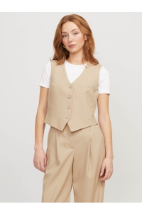 JACK&JONES ORIGINALS JXELLIS STRUCTURED WAISTCOAT TLR feather gray/structured