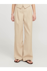 JACK&JONES ORIGINALS JXELLIS STRUCTURED WIDE HW PANT TLR: feather gray/structured