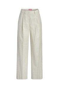 Jack and Jones JXELLIS STRUCTURED WIDE HW PANT TLR: feather gray/white melange