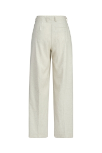 Jack and Jones JXELLIS STRUCTURED WIDE HW PANT TLR: feather gray/white melange