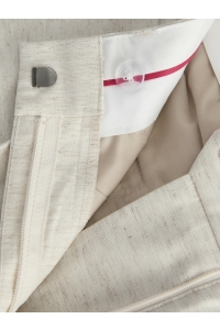 Jack and Jones JXELLIS STRUCTURED WIDE HW PANT TLR: feather gray/white melange