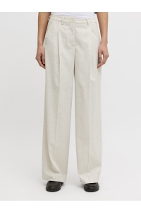 Jack and Jones JXELLIS STRUCTURED WIDE HW PANT TLR: feather gray/white melange