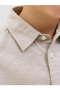 jack en jones boys JJEBREEZE LINEN BLEND SHIRT LS SN J: crockery