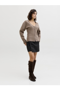 Jack and Jones JXGRETA HW DENIM SKORT DNM SN black denim/r054