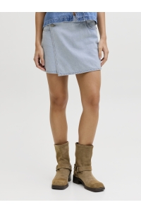 Jack and Jones JXGRETA HW DENIM SKORT DNM SN light blue denim/r738