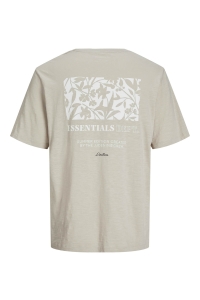 JACK&JONES ORIGINALS JJJEFF MONOCHROME TEE SS CREW NECK moonbeam