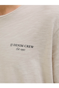 JACK&JONES ORIGINALS JJJEFF MONOCHROME TEE SS CREW NECK moonbeam