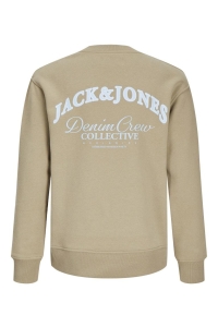 jack en jones boys JJEBRANDES BACKP RELAXED SWEAT C.N : coriander