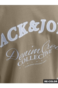 jack en jones boys JJEBRANDES BACKP RELAXED TEE SS SN : coriander
