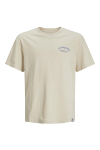 jack en jones boys JJEBRANDES BACKP RELAXED TEE SS SN : moonbeam