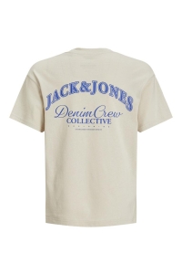 jack en jones boys JJEBRANDES BACKP RELAXED TEE SS SN : moonbeam