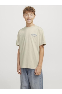 jack en jones boys JJEBRANDES BACKP RELAXED TEE SS SN : moonbeam