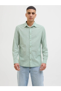 JJESUMMER SHIRT LS SN iceberg green
