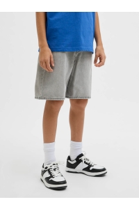 jack en jones boys JJITONY JJORIGINAL SHORTS AKM 928 S: grey denim