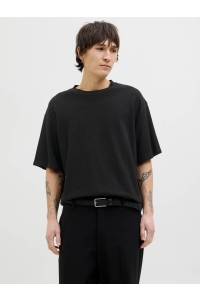 JACK&JONES ORIGINALS JJLOUI OSMOS TEE CREW NECK black
