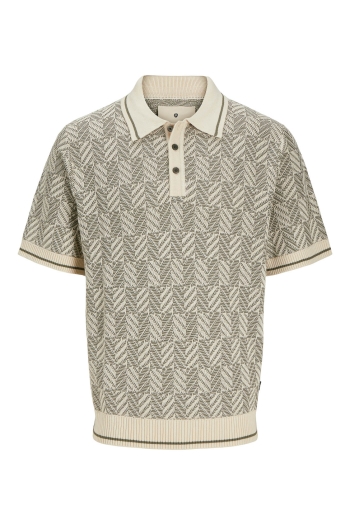 Jack and Jones  JPRBLUCODY STRUCTURE KNIT POLO SS