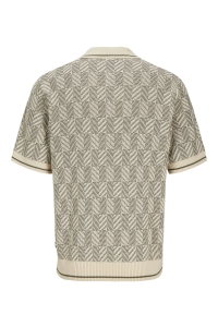 JACK%JONES PREMIUM JPRBLUCODY STRUCTURE KNIT POLO SS tea leaf