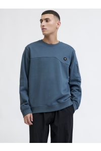 JACK&JONES ORIGINALS JCOJOE SWEAT CREW NECK SMU orion blue