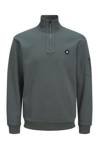JACK&JONES ORIGINALS JCODONALD HALF ZIP SWEAT SMU