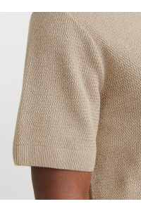 JACK%JONES PREMIUM JPRCCCOOPER KNIT POLO SS SN greige