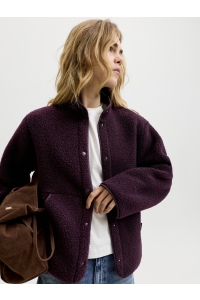 Jack and Jones JXVERA TEDDY JACKET OTW NOOS winetasting