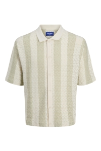 JACK&JONES ORIGINALS JORTYLER KNIT SS POLO SN sea salt/celadon tint