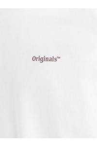 JACK&JONES ORIGINALS JORPAROS EASTER SKETCH TEE SS CREW : bright white/palms