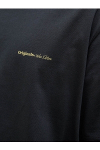 JACK&JONES ORIGINALS JORPAROS EASTER SKETCH TEE SS CREW : black/yellow clam