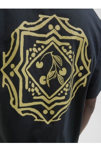 JACK&JONES ORIGINALS JORPAROS EASTER SKETCH TEE SS CREW : black/yellow clam