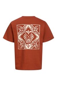 JACK&JONES ORIGINALS JORPAROS EASTER SKETCH TEE SS CREW : arabian spice