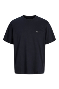 JACK&JONES ORIGINALS JORPAROS EASTER SKETCH TEE SS CREW : black/bandana