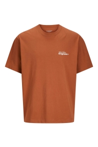 JACK&JONES ORIGINALS JORPAROS ELEMENT BACK TEE SS CREW N: arabian spice