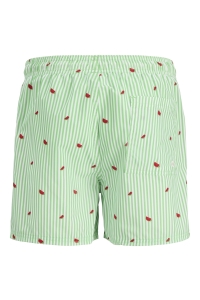 jack en jones boys JPSTMAUI JJSWIM MINI STRIPE AKM JNR summer green