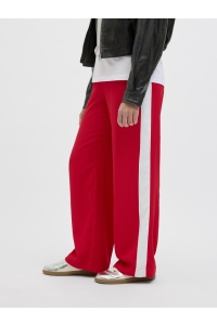 JACK&JONES ORIGINALS JXLIA DETAIL MW STRING PANT PNT racing red/white panel