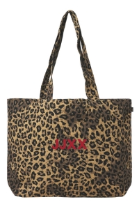 JACK&JONES ORIGINALS JXBETHANY AOP TOTE BAG ACC seedpearl/w. leo & racing red jj