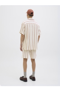 JACK&JONES ORIGINALS JPSTJAIDEN COBA STRIPE JOG SHORT SR: arabian spice