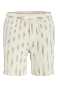 Jack and Jones JPSTJAIDEN COBA STRIPE JOG SHORT SR: antique white/stripes