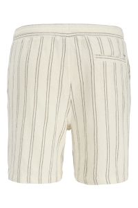 Jack and Jones JPSTJAIDEN COBA STRIPE JOG SHORT SR: antique white/stripes