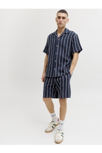 Jack and Jones JPSTJAIDEN COBA STRIPE JOG SHORT SR: sky captain/stripes