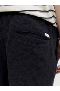 Jack and Jones JPSTJAIDEN COBA STRIPE JOG SHORT SR: black