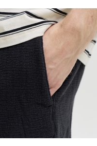 Jack and Jones JPSTJAIDEN COBA STRIPE JOG SHORT SR: black