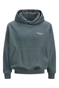 JACK&JONES ORIGINALS JORISLINGTON BACK SWEAT HOOD SN stormy weather
