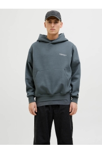 JACK&JONES ORIGINALS JORISLINGTON BACK SWEAT HOOD SN stormy weather