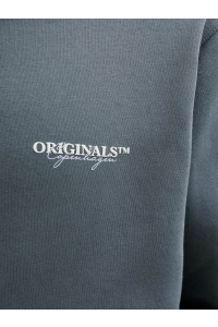 JACK&JONES ORIGINALS JORISLINGTON BACK SWEAT HOOD SN stormy weather