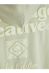 JACK&JONES ORIGINALS JORPAROS TYPE SWEAT HOOD BACK celadon tint