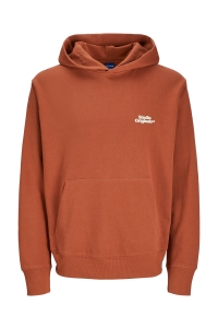 JACK&JONES ORIGINALS JORPAROS TYPE SWEAT HOOD BACK arabian spice
