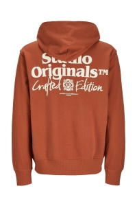 JACK&JONES ORIGINALS JORPAROS TYPE SWEAT HOOD BACK arabian spice
